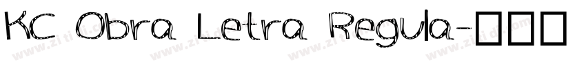 KC Obra Letra Regula字体转换